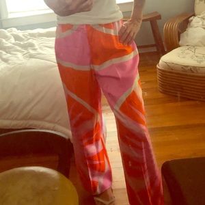 Vintage silky ‘60s lounge pants